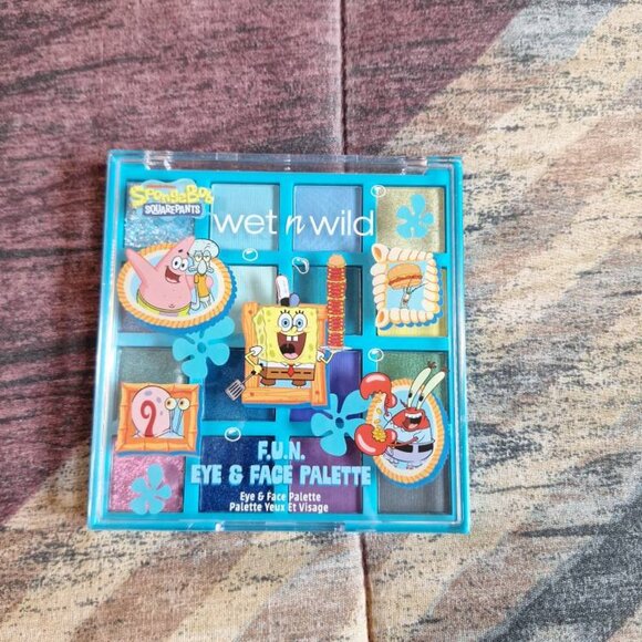 Wet n Wild x SpongeBob SquarePants “F.U.N.” Eye & Face Palette (New) - Picture 1 of 2